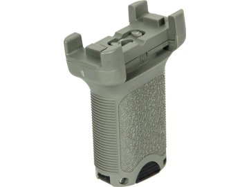 JJA Vertikální rukojeť na předpažbí RIS/KeyMod/M-Lok - šedá, JJ Airsoft 01