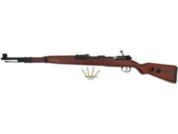 DBY Airsoftová puška Kar98k manuální - celokov, pravé dřevo, DBoys/Double Bell 01