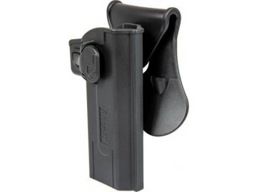 Polymerové opaskové pouzdro pro Glock 17/22/31 - černé, Amomax