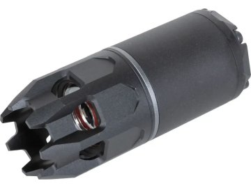 ACE Nasvětlovací tlumič Raider s imitací výšlehu 96x32mm - černý, 14mm levotočivý, Acetech 01