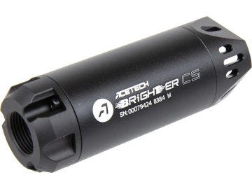 ACE Nasvětlovací tlumič Brighter CS 77x28mm - černý, 14mm levotočivý, Acetech 01