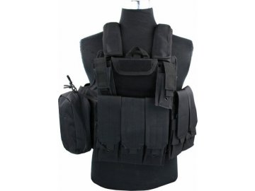 Taktická modulární vesta CIRAS MAR - černá, kopie, Wosport