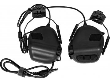 Sluchátka M32H-ARC  s aktivní ochranou sluchu - černé, EARMOR