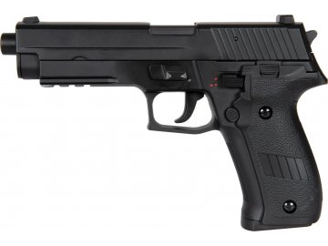 Airsoftová pistole AEP SIG MosFet Edition - černá, bez akumulátoru, CYMA, CM.122S