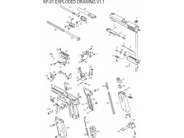 Náhradní díl pro KJ Works KP01 - díl č. 78
