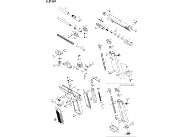 Náhradní díl pro KJ Works KP09 - díl č. 80
