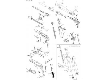 Náhradní díl pro KJ Works KP11 - díl č. CM-11 + CM-10