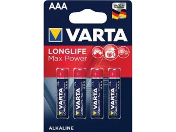VAR Baterie LongLife 1,5V AAA Max Power, 4ks, Varta 01