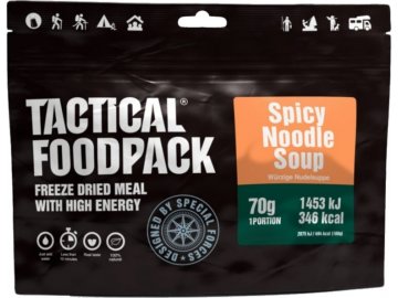 Dehydrované jídlo pikantní nudlová polévka, Tactical Foodpack