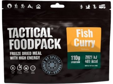 Dehydrované jídlo ryba na kari s rýží, Tactical Foodpack