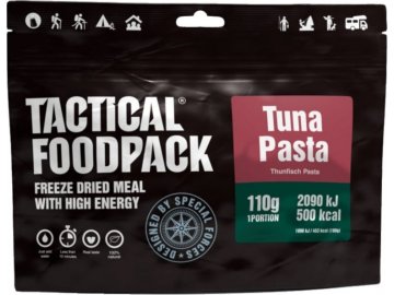Dehydrované jídlo těstoviny s tuňákem, Tactical Foodpack