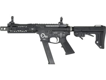 Airsoftová zbraň TWS 9mm SBR - černá, celokov, GBB, King Arms