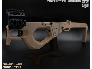 SRU Airsoft set PDW P3 pro TM Glock - pískový, SRU 01