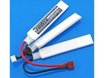 RDX Li-Pol akumulátor Redox 11,1V 850mAh 20C - 3 díly 01