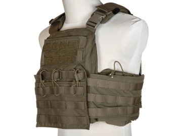 PRI Těžká taktická vesta "Nosič plátů" Modon - olivová, Primal Gear 01