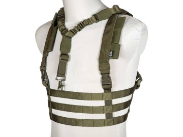 PRI Lehký taktický Chest Rig s jednobodovým popruhem - olivový, Primal Gear 01