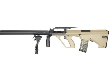 Airsoftová zbraň AUG TB Sniper - písková TAN, Snow Wolf, SW-020BM