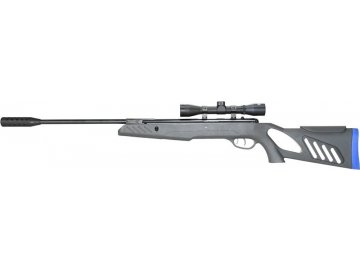 Vzduchovka TAC 1 Nitro 4,5mm 19,9J - šedá/modrá, optika 4x32, Swiss Arms