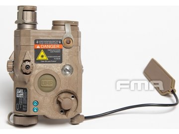 FMA AN/PEQ15 LAB LA5-A - pískový DE, IR LED svítilna, IR laser, FMA 01