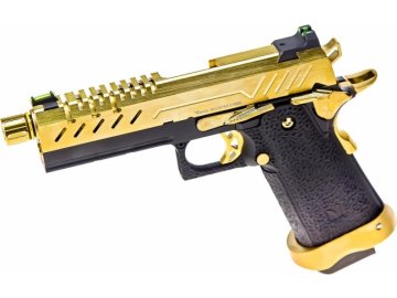 Airsoftová pistole Hi-Capa 4.3 - zlatá, GBB, VORSK