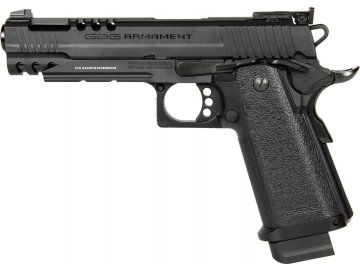 Airsoftová pistole GPM1911 CP - černá, celokov, GBB. G&G