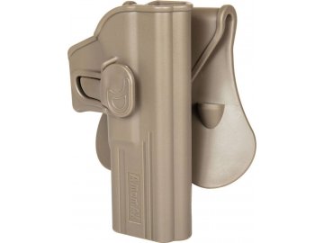 Opaskové polymerové pouzdro Per-Fit™ pro Glock 17/22/31 - pískové FDE, Amomax