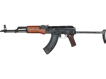 E a L Airsoftová zbraň ELMS - ocelová, pravé dřevo, Essential, E&L 01