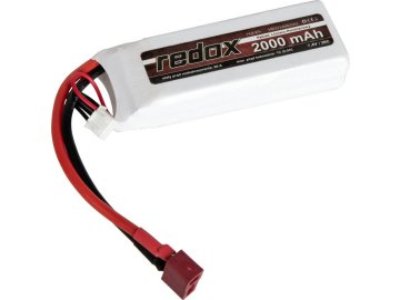 RDX Li-Pol akumulátor Redox 7,4V 2000mAh 30C - block, Dean-T konektor 01