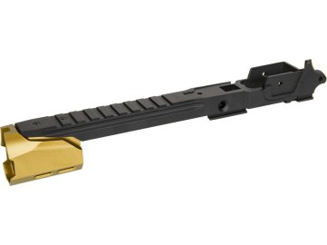 NBA Custom hlliníkový závěr R EDGE pro TM Hi-Capa 5.1 s kompenzátorem - zlatý, Nineball 01