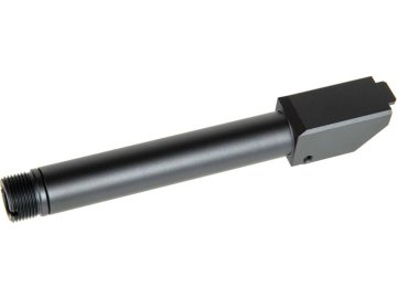 NBA Kovová vnější hlaveň se závitem na tlumič pro pistole TM G17/G18C/G22 - černá, Nineball 01