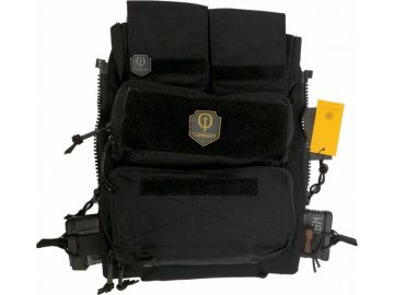 Zádový panel C2 Elite pro vesty Conquer CVS a APC - černý, CONQUER Tactical Gear