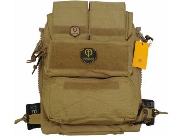 Zádový panel C2 Elite pro vesty Conquer CVS a APC - pískový TAN, CONQUER Tactical Gear