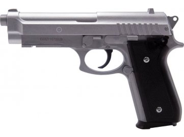 Airsoftová pistole PT92 - stříbrná, ABS, CyberGun