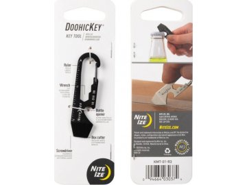 Multifunkční karabinka Doohickey Key Tool - černá, Nite Ize