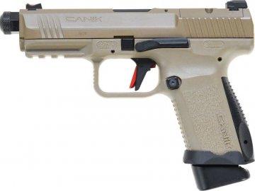 Airsoftová pistole CANIK TP9 (STS-9) - pískový TAN, kovový závěr, CyberGun