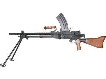 S&T Armament Airsoftový kulomet Type 96 - černý, celokov, pravé dřevo, S&T Armament 01