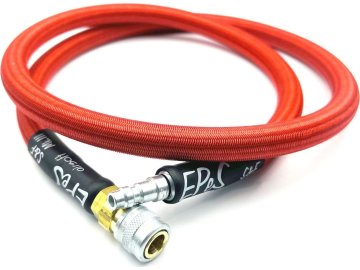 EPE Hadice HPA 80cm s opletem - červená, EPeS Airsoft 01