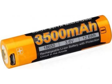 Dobíjecí USB akumulátor Li-Ion Fenix 18650 3,6V 3500mAh