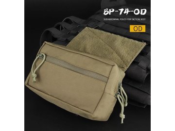 Břišní sumka pro Chest Rig - zelená, Wosport