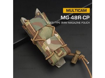 Tiger type MOLLE sumka na pistolové zásobníky - Multicam, Wosport