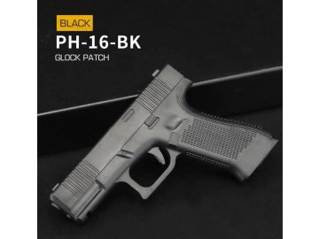 Wosport 3D nášivka Glock - černá, Wosport 01