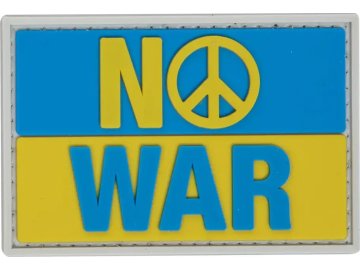 GFT 3D nášivka NO WAR UA - barevná, GFC 01