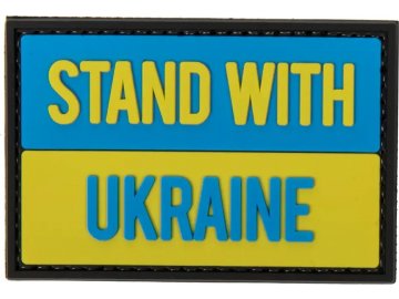 3D nášivka STAND WITH UKRAINE - barevná, GFC