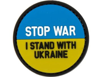 GFT 3D nášivka STOP WAR UA, I STAND … - barevná, GFC 01