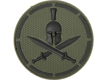 MSM 3D nášivka Spartan - olivová, Mil-Spec Monkey 01