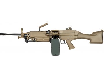 Airsoftový kulomet SA-249 MK2 EDGE™ - pískový TAN, Specna Arms, SA-249