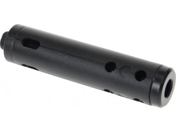 Plastový děrovaný tlumič pro ASG CZ75D a SP-01 Shadow 119x22mm - 12mm pravotočivý závit, ASG