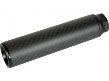 Tlumič Carbon 40x175mm -  24mm pravotočivý závit, SilverBack Airsoft
