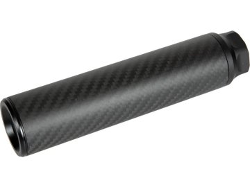SVB Tlumič Carbon 40x175mm -  24mm pravotočivý závit, SilverBack Airsoft 01