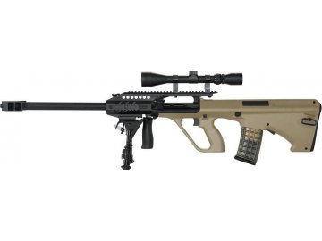 Airsoftová zbraň Steyer AUG - písková TAN, puškohled, dvojnožka, Snow Wolf, SW-020CN-B2